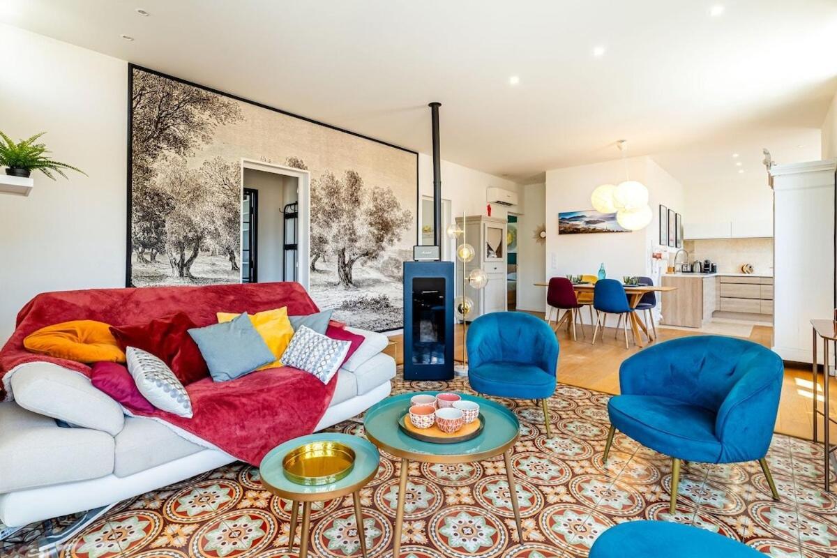 Les Oliviers Apartment กาซีส์ ภายนอก รูปภาพ